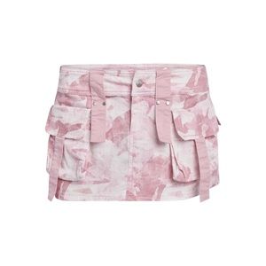 I.AM.GIA Eydis Pink Camo Cargo Skirt